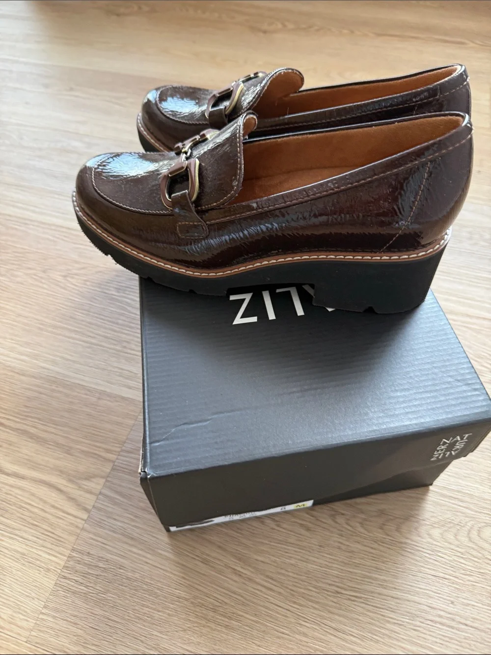 Women’s Naturalizer Brown Leather Bit Loafers